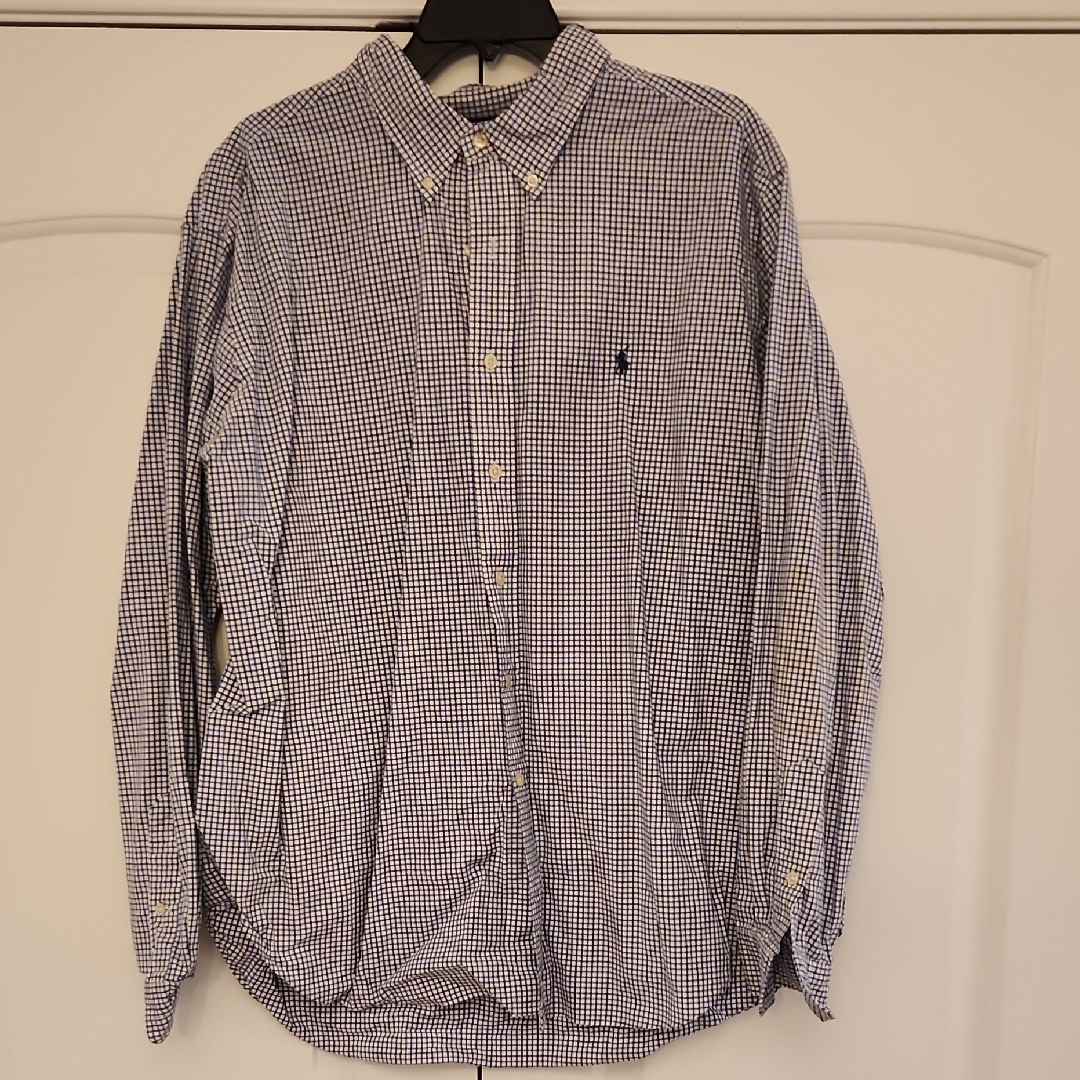 Men's Blue Checkered Shirt